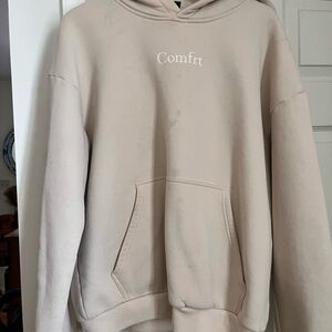 Comfrt Women's Cream Hoodie